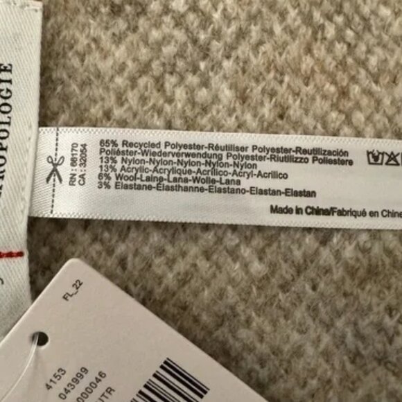 The Mariel Scarf in Neutrals by Anthropologie/NWT - Picture 7 of 14